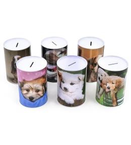 Skarbonka metalowa Zwierzaki mix