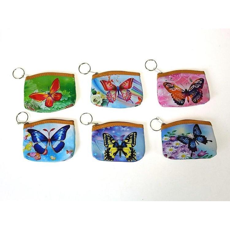 Portmonetka motyle MIX