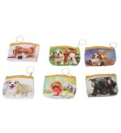 Portmonetka Pieski zapinana zamkiem MIX