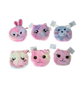 Portmonetka pluszowa zwierzak MIX