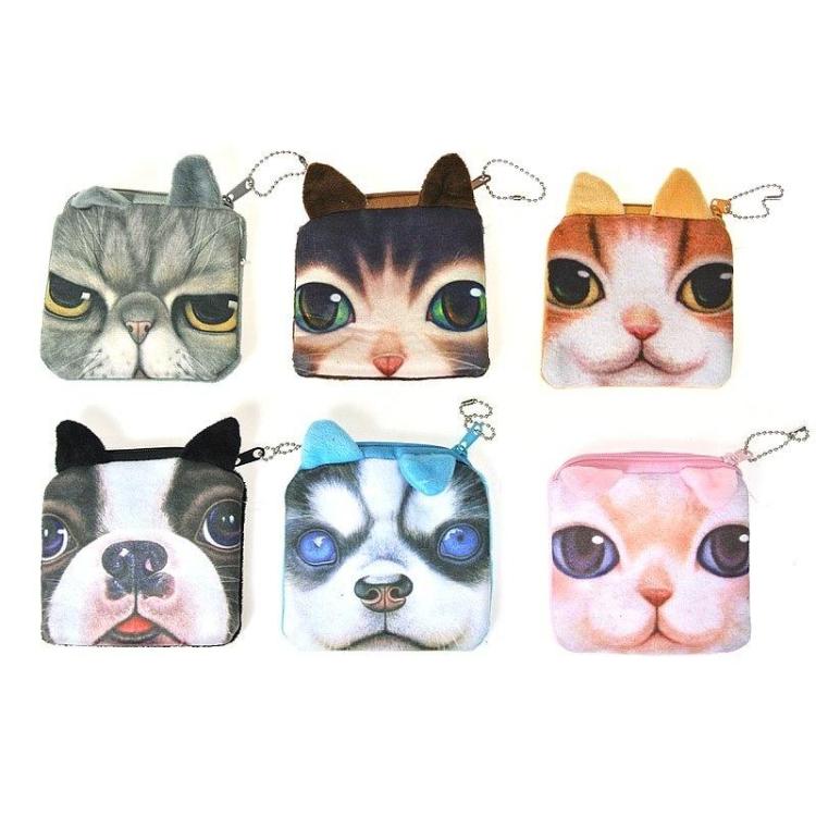 Portmonetka koty i psy MIX