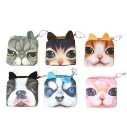 Portmonetka koty i psy MIX