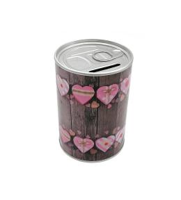 Skarbonka metalowa 11x7,5cm