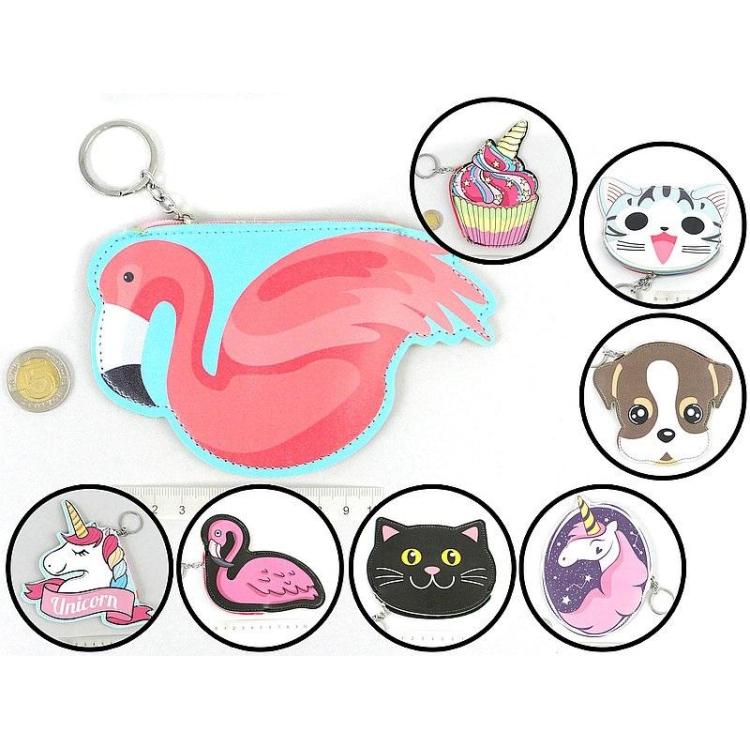 Portmonetka z brelokiem 20cm MIX