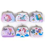 Portmonetka dziewczęca 10x9cm MIX