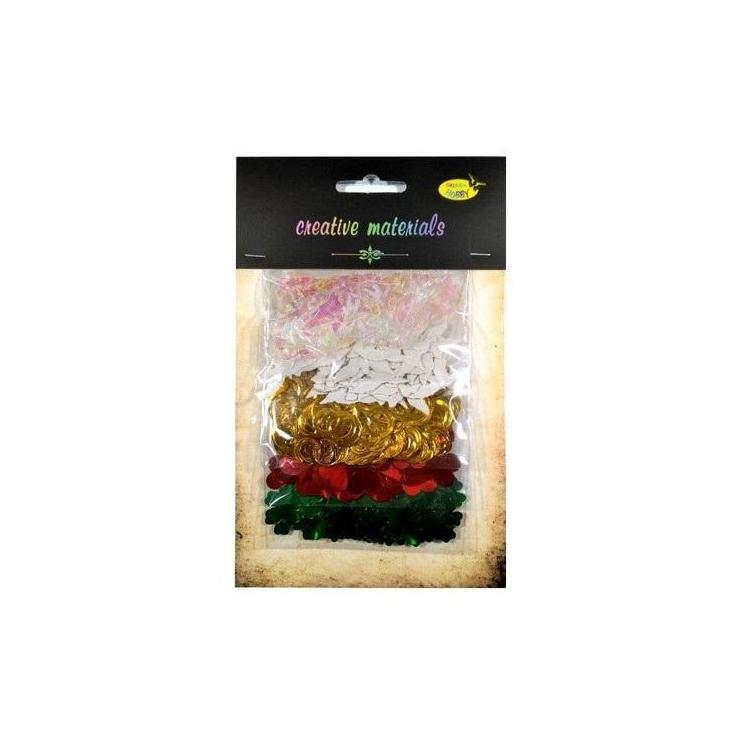 Zestaw elementów ślubnych z folii 30g