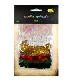 Zestaw elementów ślubnych z folii 30g