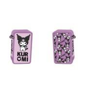 Piórnik potrójny z wyposażeniem Kuromi violet