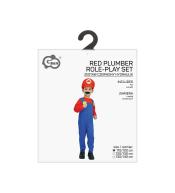 Strój dla dzieci Czerwony hydraulik 110/120cm