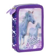 Piórnik z wyposażeniem 2 kom Konie 25 DERFORM