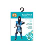 Strój dla dzieci Niebieski Ninja rozm.120/130cm