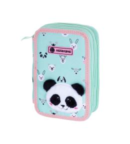 Piórnik potrójny z wyposaż Teddy Panda AC31 ASTRA