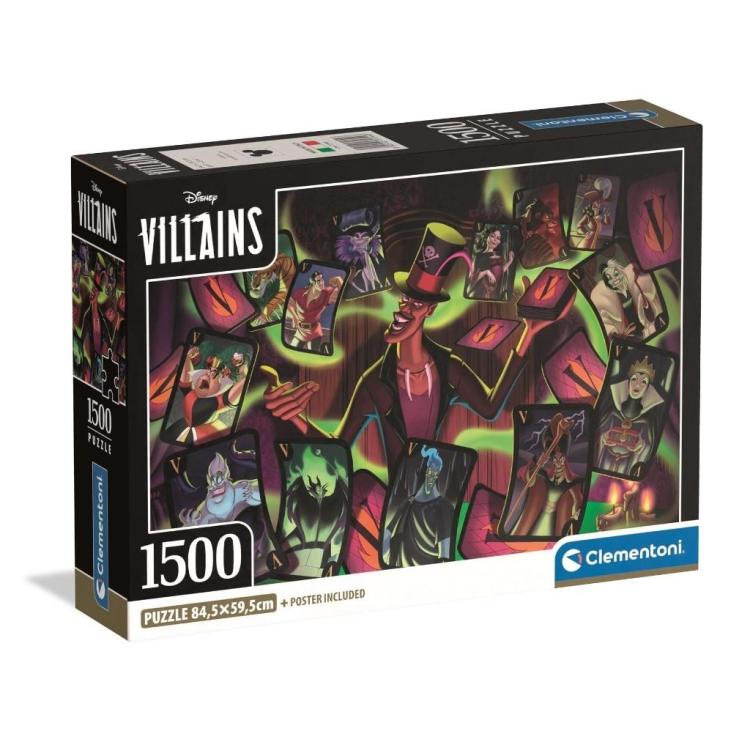 Puzzle 1500 Compact Disney Vilains