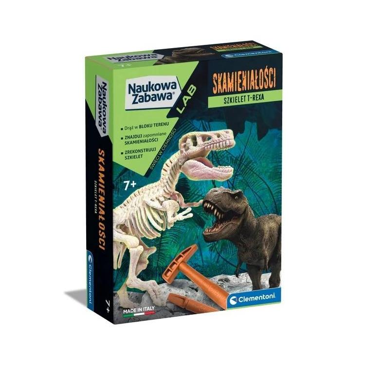 Naukowa zabawa. Skamieniałości. T-Rex fluoresc