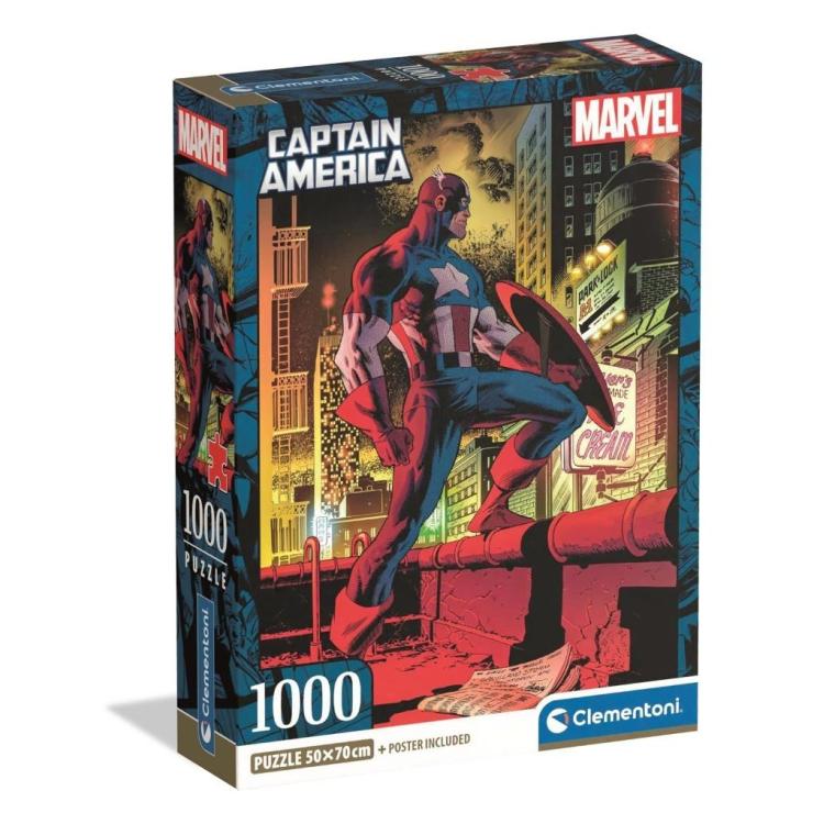 Puzzle 1000 Compact Captain America