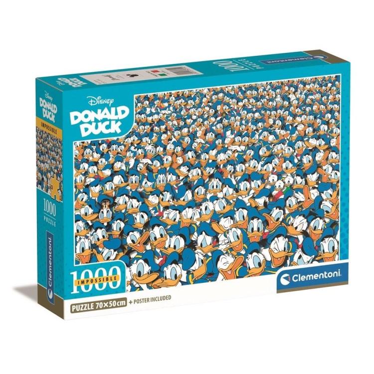 Puzzle 1000 Compact Impossible Puzzle! Donald Duck