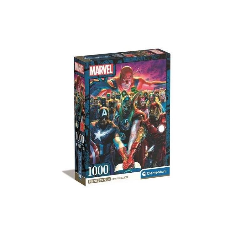 Puzzle 1000 Compact Marvel the Avengers
