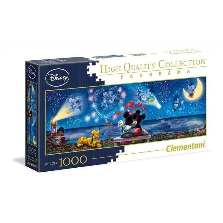 Puzzle 1000 Panorama Mickey & Minnie