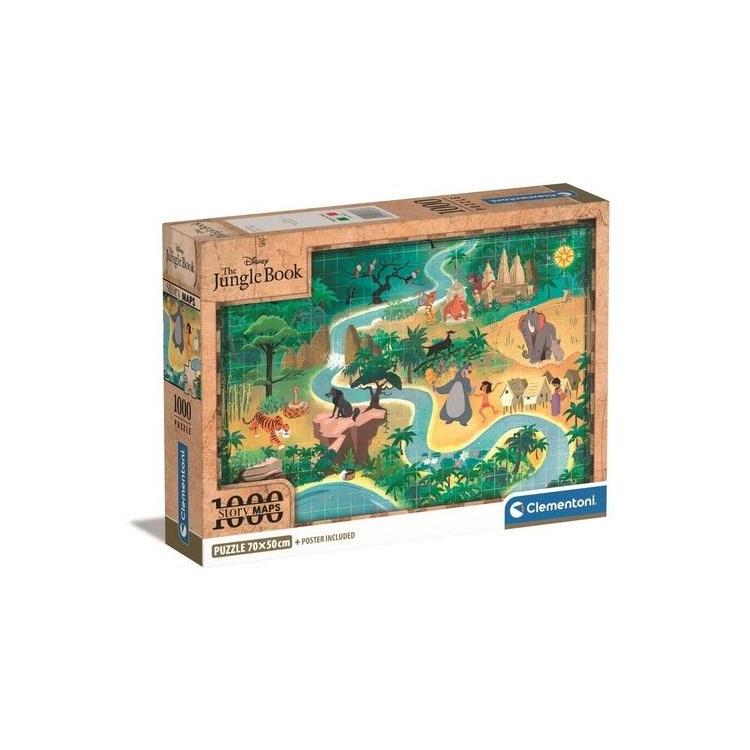 Puzzle 1000 Compact Story Maps The Hungle book