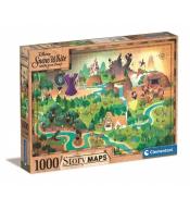 Puzzle 1000 Story Maps Śnieżka