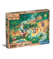 Puzzle 1000 Story Maps Księga Dżungli