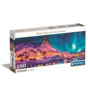 Puzzle 1000 Panorama Colorful Night Lofoten Island