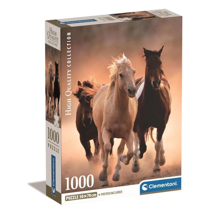 Puzzle 1000 Compact Running Horses