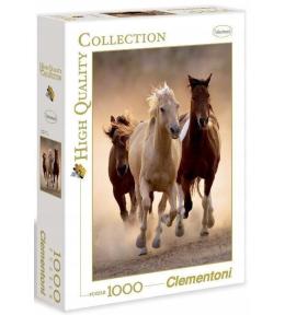 Puzzle 1000 HQ Running horses