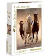 Puzzle 1000 HQ Running horses