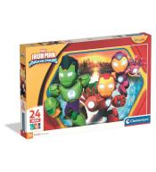 Puzzle 24 Maxi Super Kolor Iron Man And His Awesom