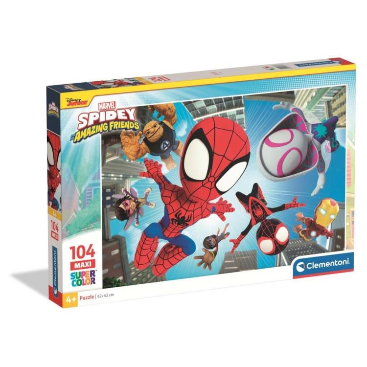 Puzzle 104 Maxi Super Kolor Spidey And His Amazing