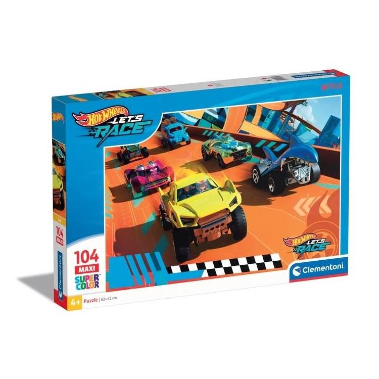 Puzzle 104 Maxi Super Kolor Hot Wheels