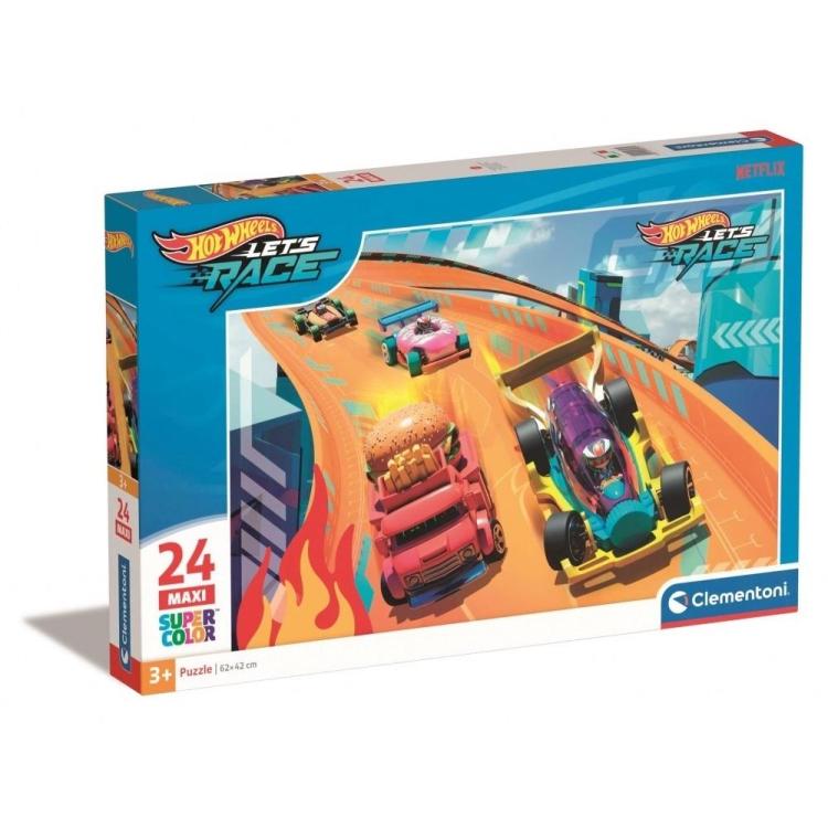 Puzzle 24 Maxi Super Kolor Hot Wheels