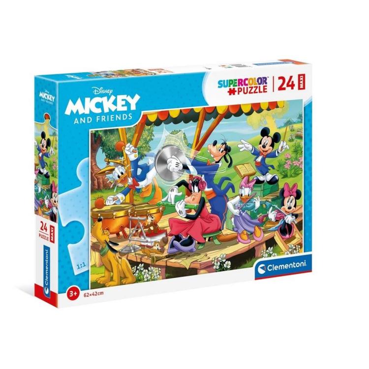 Puzzle 24 Maxi Super Kolor Mickey & Friends