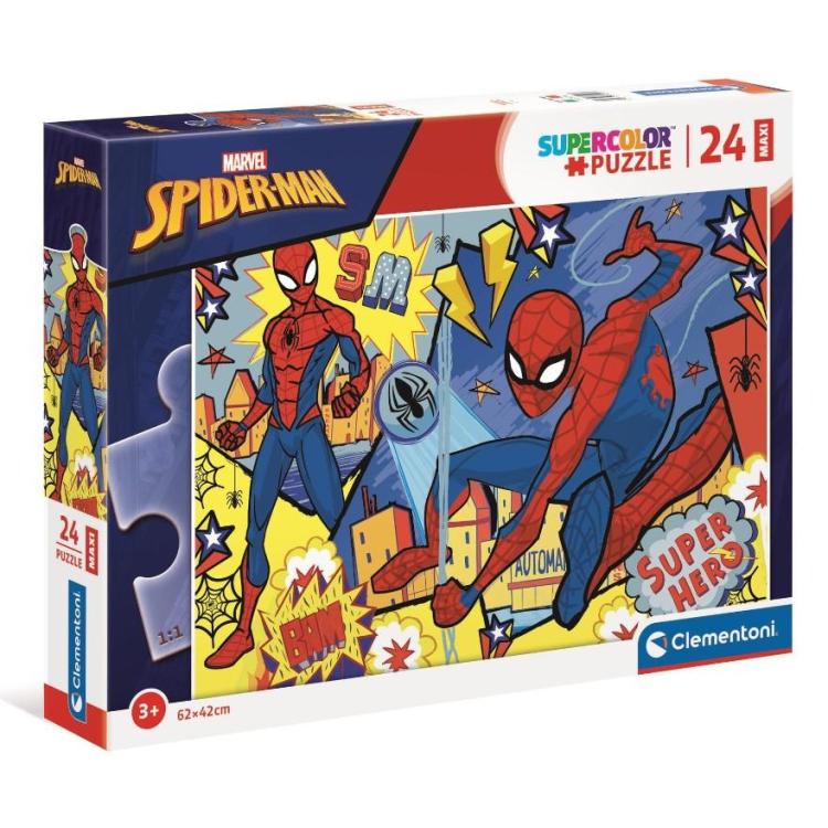 Puzzle 24 maxi Super Kolor Spider-Man