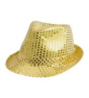 Kapelusz złoty, cekin