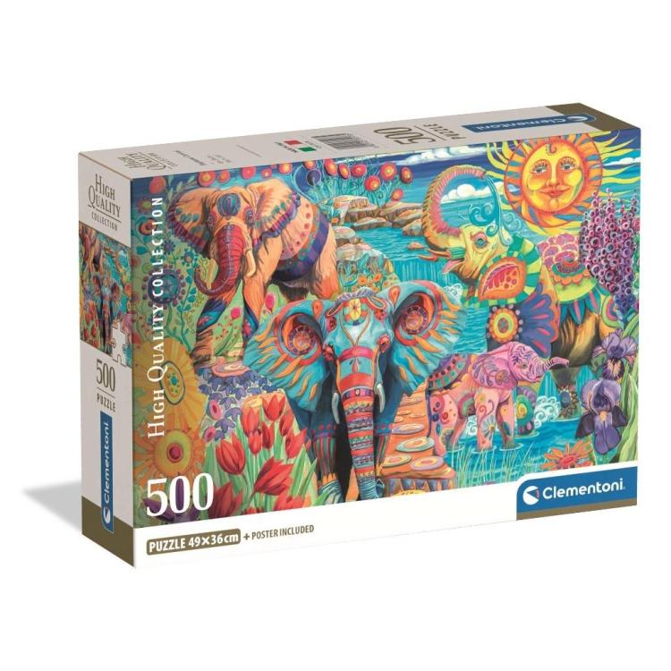 Puzzle 500 Elephants' Carnival