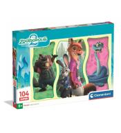 Puzzle 104 Super Zootopia 2