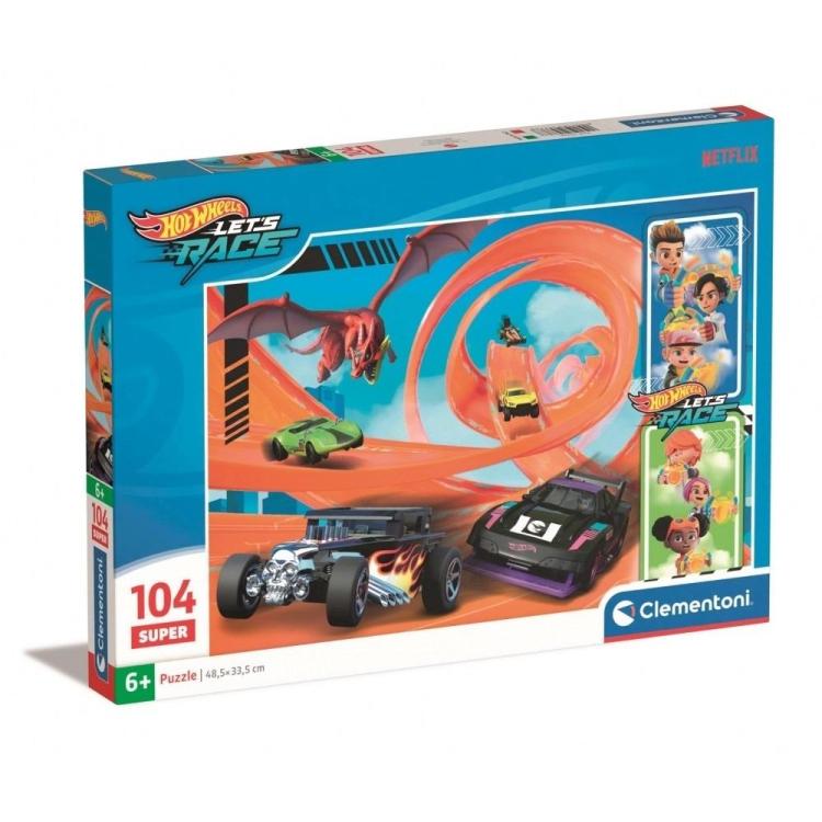 Puzzle 104 Super Kolor Hot Wheels