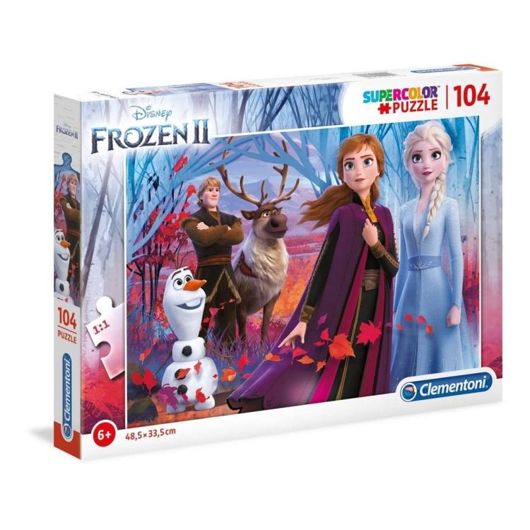 Puzzle 104 Super kolor Frozen 2