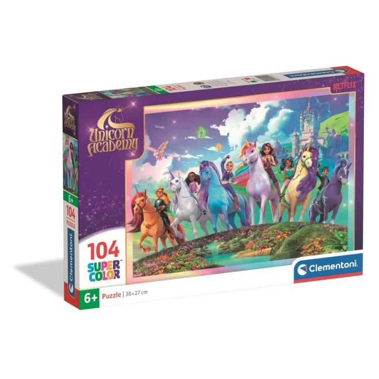 Puzzle 104 Super Kolor Unicorn Academy