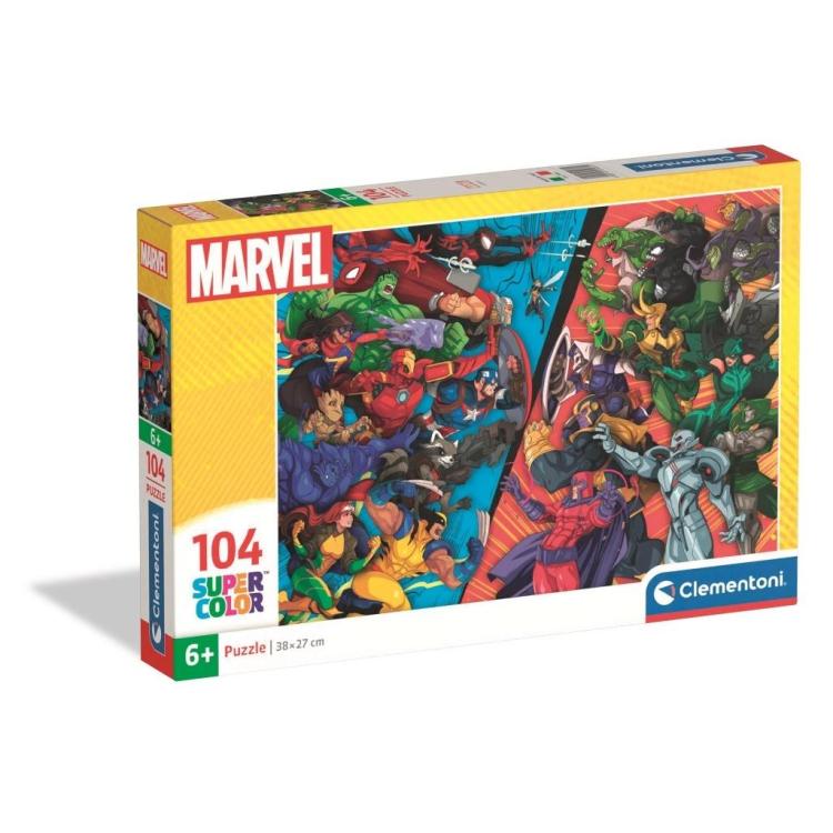 Puzzle 104 Super Kolor Marvel