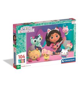 Puzzle 104 Super Kolor Gabby's Dollhouse