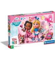 Puzzle 104 Super Kolor Alice`s Wonderland Bakery