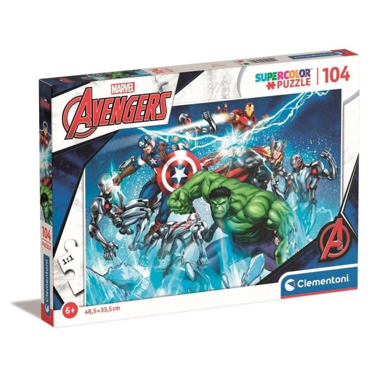 Puzzle 104 Super Kolor Marvel Avengers