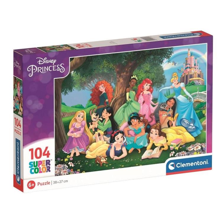 Puzzle 104 Super Kolor Disney Princess