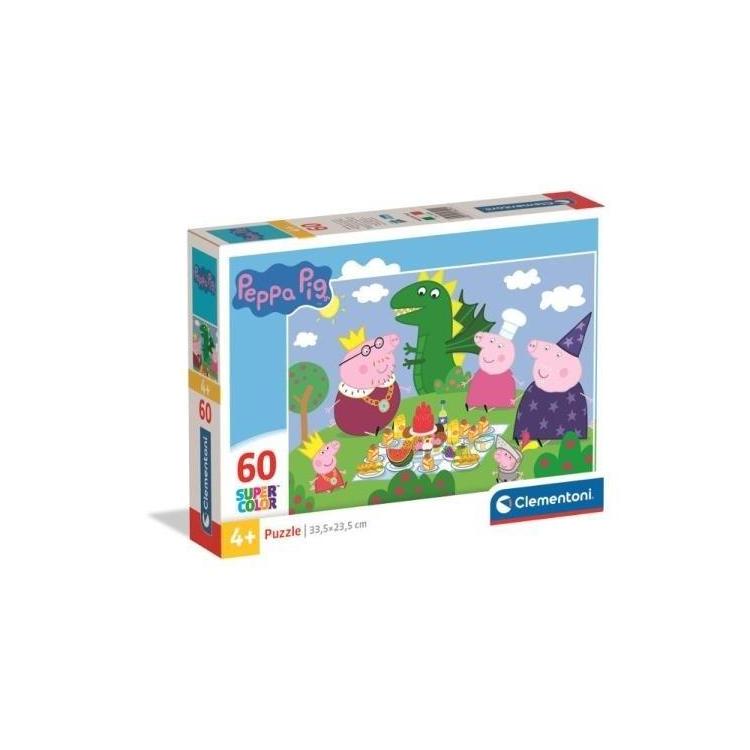Puzzle 60 Super Kolor Peppa Pig