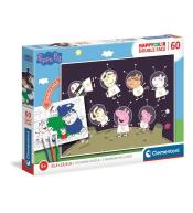 Puzzle 60 HappyColor Double Face Peppa Pig