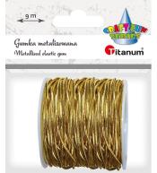 Gumka metalizowana 2mmx9m złota