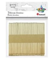 Drewniane patyczki naturalne proste 10x93mm 100szt